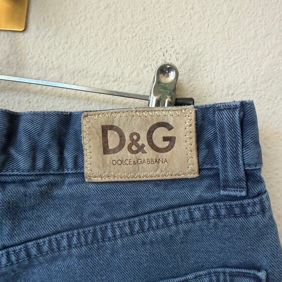 Dolce & Gabbana D&G Straight Leg Blue Denim Jeans Size 30 / IT 44 - Picture 5 of 6